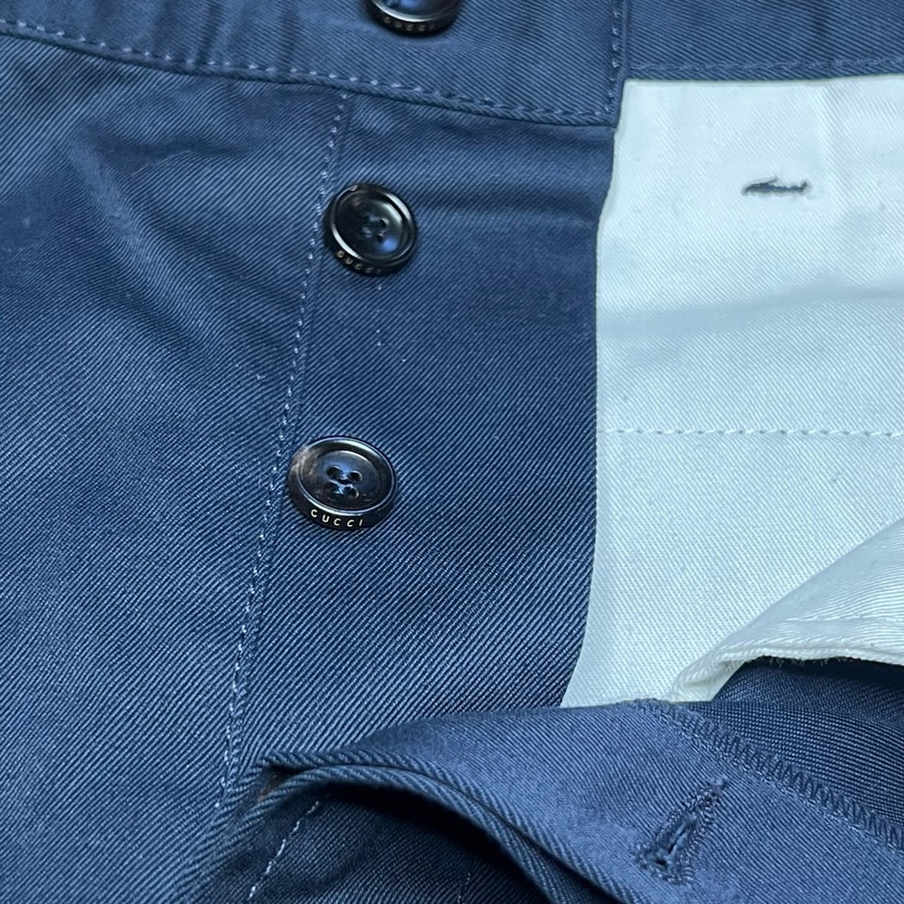Gucci Men's Navy Blue Shorts - Picture 7 of 14